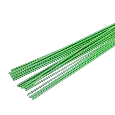 Virágkötöző drót, 1 mm, 50 cm, 50 db - zöld