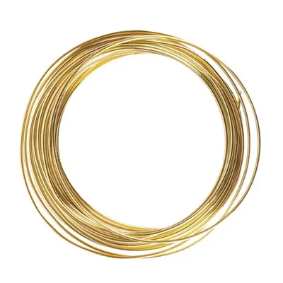 Ékszer drót, 1 mm, 4 m - sárgaréz