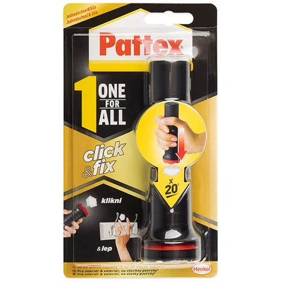 Pattex One For All Click and Fix szerelési ragasztó, 30 g