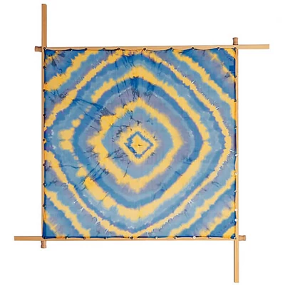 Selyemfeszítő keret, csavaros, 100x100 cm, 38x20 mm