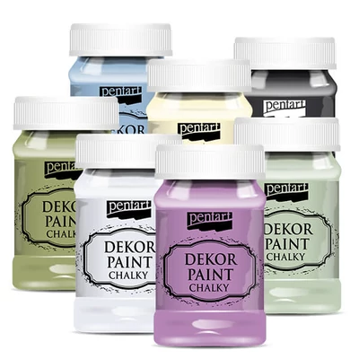 Pentart Dekor Paint Chalky krétafesték, 100 ml - különféle színekben