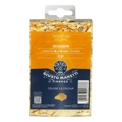 Manetti füstfólia (schabin), 16x16 cm törtarany, 2 g - C2.5 arany színű