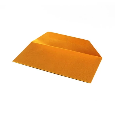 Boríték, francia, 11x22 cm - metál arany