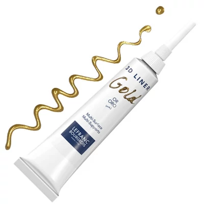 3D Liner kontúrfesték, nem kiégethető, 20 ml - arany