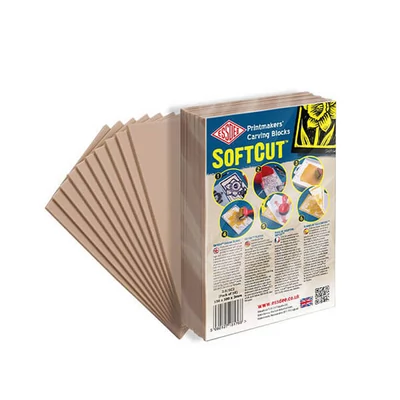 Essdee SoftCut puha linóleum, 10 db - 100x150x3 mm