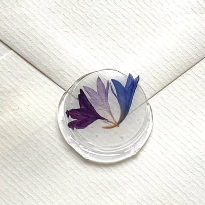 Pecsétviasz rúd olvasztópisztolyhoz, J. Herbin, 6 db - átlátszó