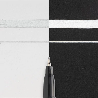 Sakura Pen-Touch lakkfilc, extra fine (0,7 mm) - silver