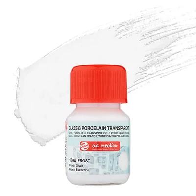 Art Creation üveg- és porcelánfesték, transzparens, 30 ml - 1004 frost