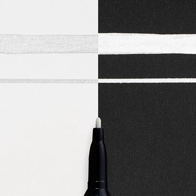 Sakura Pen-Touch lakkfilc, fine (1 mm) - silver