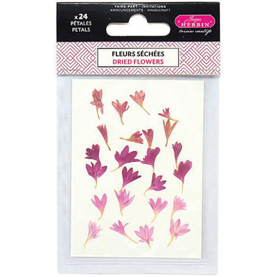 Virágszirmok, szárított, J. Herbin - búzavirág, pink