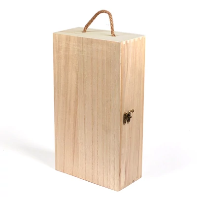 Fa bortartó, dupla - 35x20x10 cm, 2 palackhoz