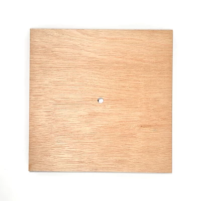 Fa óralap - négyzet, 25 cm