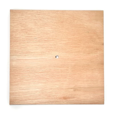 Fa óralap - négyzet, 30 cm