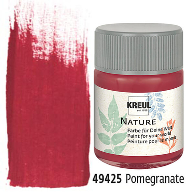 Nature természetes, ökológiai festék, Kreul, 50 ml - pomegranate