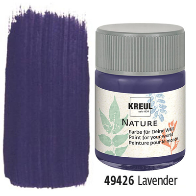 Nature természetes, ökológiai festék, Kreul, 50 ml - lavender