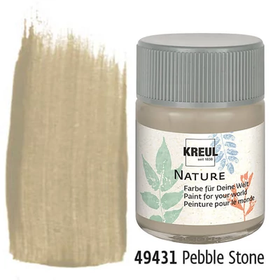 Nature természetes, ökológiai festék, Kreul, 50 ml - pebble stone