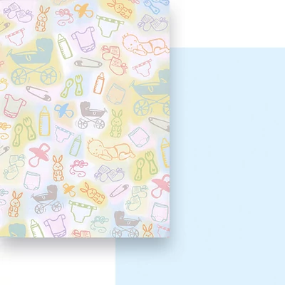 Fotókarton, A4 - baba mix