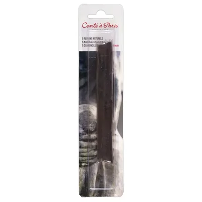 Conté égetett rajzszén - 6 mm, 5 db