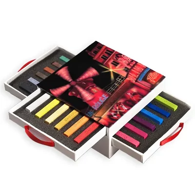 Conté pittkréta készlet - 18 db, 3 fiókos kartondobozban