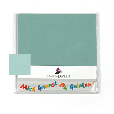 Origami papír, Duo-Color - 80 g, 60 db, 15x15 cm - vintage zöld-zöld