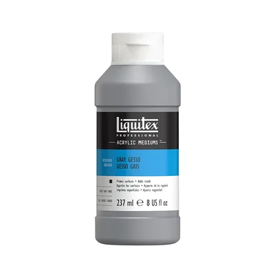 Liquitex Gesso alapozó, 237 ml - szürke