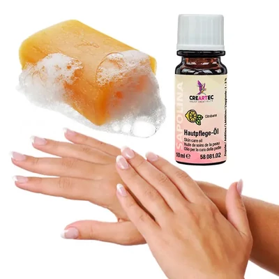 Bőrápoló-szappanadalék, 10 ml - zsíros bőrre, citromos