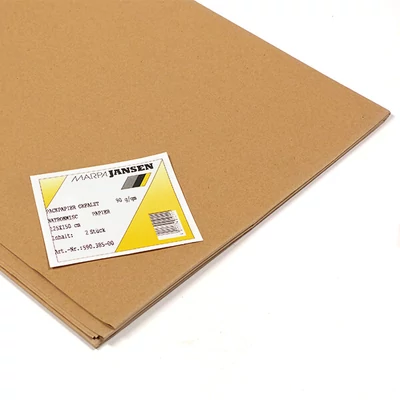 Nátron csomagolópapír, 1,25x1,5 m - 90 g, natúr, 2 ív