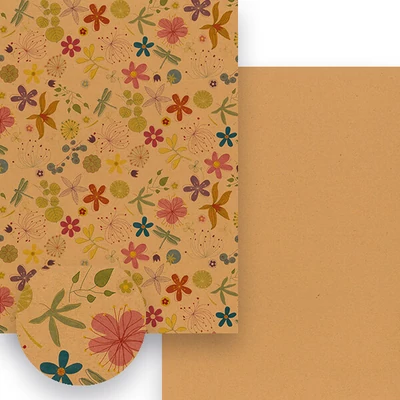 Fotókarton, A4 - vintage tavaszi potpourri