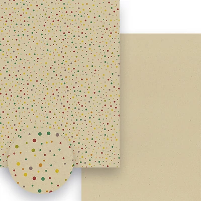 Fotókarton, A4 - grey-line, szivárvány pöttyök