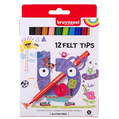 Bruynzeel filctollkészlet - 12 db