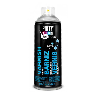 Lakkspray, 400 ml, Pinty Plus Art kézműves - fényes lakk, vízbázisú
