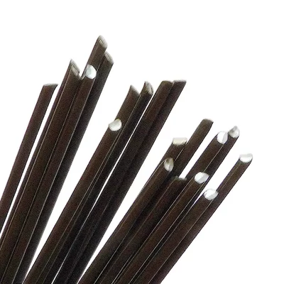 Gyertyatű, virágtű, hegyes végű drót  - 1,4 mm, 15 cm, 20 db - fekete