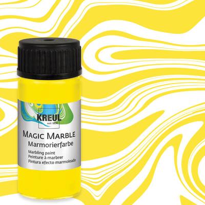 Márványozó festék, Kreul, 20 ml - citrom