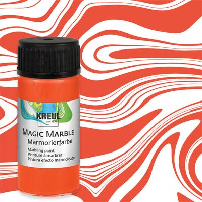 Márványozó festék, Kreul, 20 ml - narancs