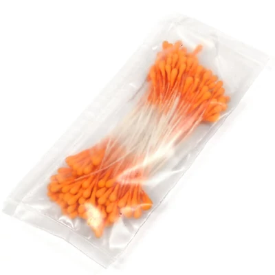 Virágbibe, virágporzó, 6 cm, 100 db - narancs