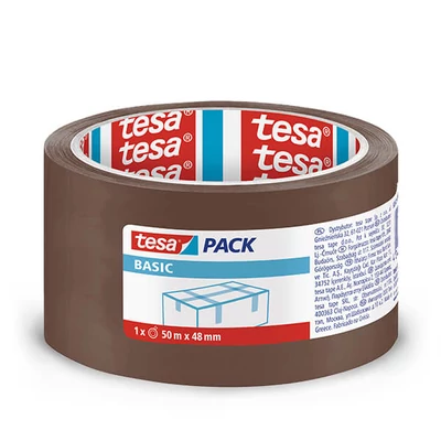 ICO, Tesa Basic 58573 csomagolószalag, barna, 48 mm x 50 m