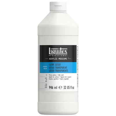 Liquitex Gesso alapozó, 946 ml - színtelen