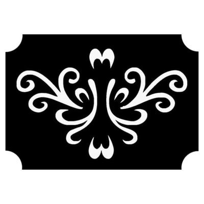 Tetováló sablon, öntapadós stencil - Indás 01