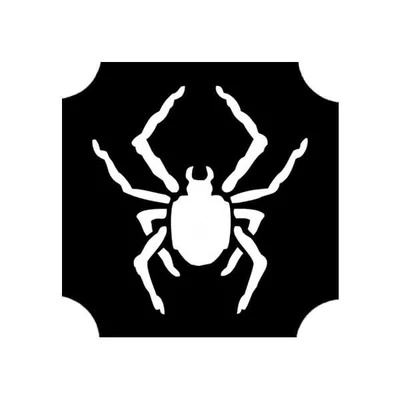 Tetováló sablon, öntapadós stencil - Pók 02