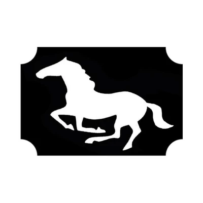 Tetováló sablon, öntapadós stencil - Ló 01