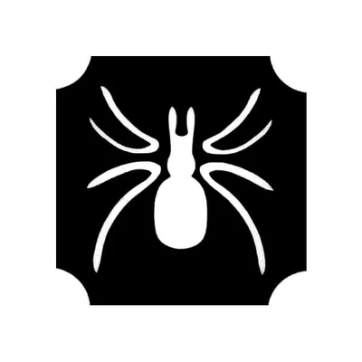 Tetováló sablon, öntapadós stencil - Pók 01