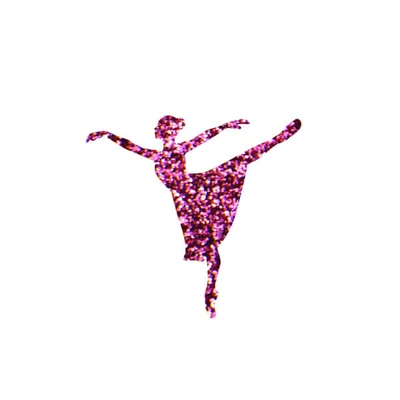 Tetováló sablon, öntapadós stencil - Balerina 03