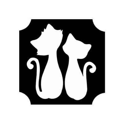 Tetováló sablon, öntapadós stencil - Cica 06