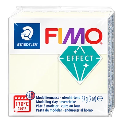 FIMO Effect süthető gyurma, 57 g - sötétben világító (8010-041)