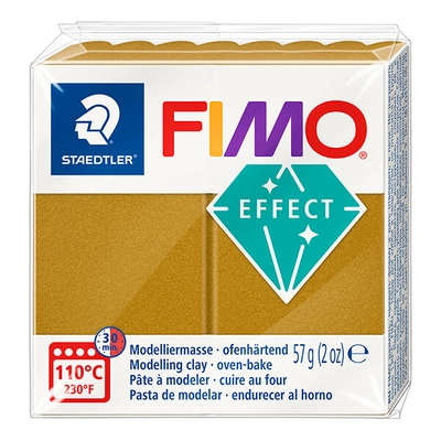 FIMO Effect süthető gyurma, 57 g - metál arany (8010-11)