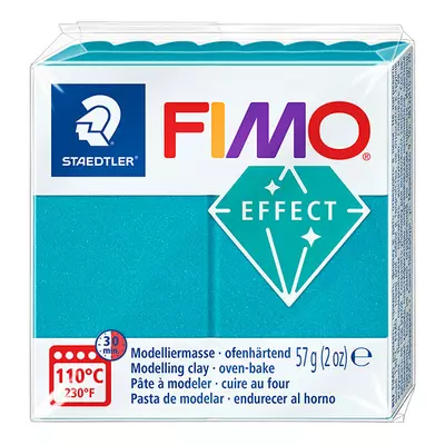 FIMO Effect süthető gyurma, 57 g - metál türkiz (8010-36)