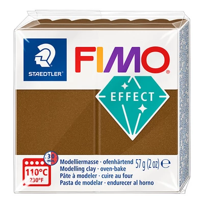 FIMO Effect süthető gyurma, 57 g - metál antik bronz (8010-71)