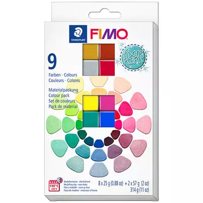 FIMO Effect Colour Pack süthető gyurma készlet, 8x25+2x57 g - Mixing Pearls