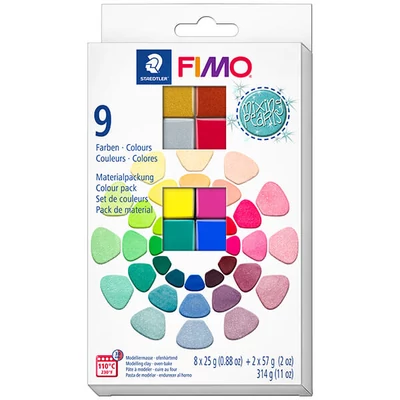 FIMO Effect Colour Pack süthető gyurma készlet, 8x25+2x57 g - Mixing Pearls