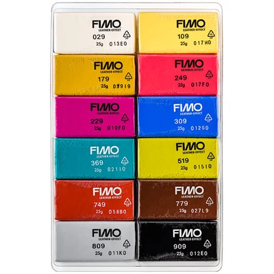 FIMO-Effect-Colour-Pack-Leather-suthetogyurmakeszlet-12x25g
